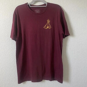 Pendleton Men's Short Sleeve Graphic T-Shirt Size Medium Burgundy